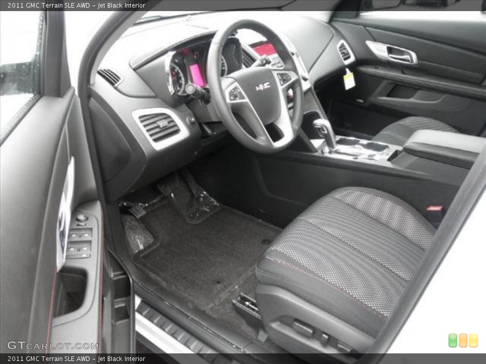 Jet Black Interior Prime Interior for the 2011 GMC Terrain SLE AWD #45434138