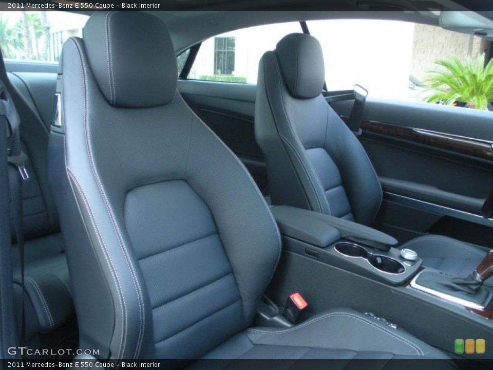 Black Interior Photo for the 2011 Mercedes-Benz E 550 Coupe #45435198