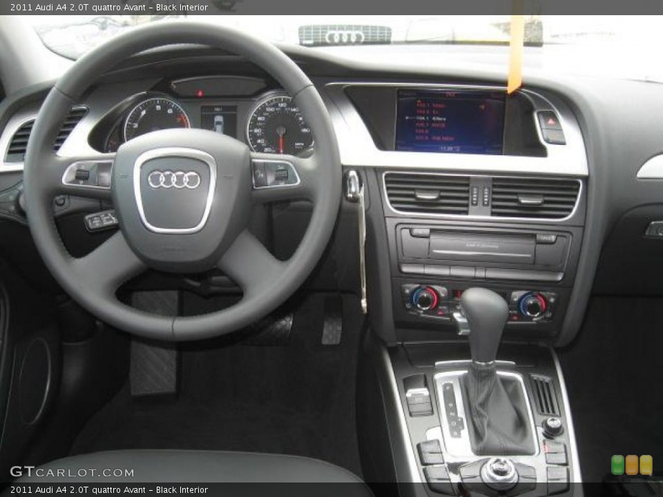 Black Interior Dashboard for the 2011 Audi A4 2.0T quattro Avant #45435214