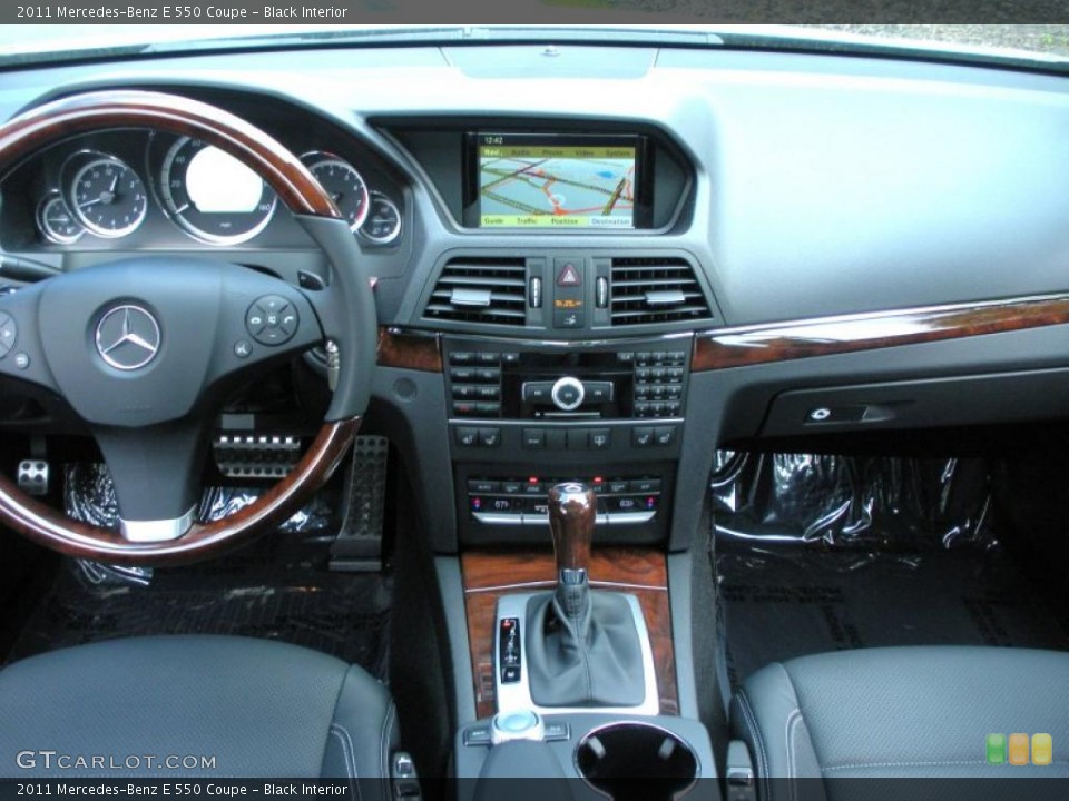 Black Interior Dashboard for the 2011 Mercedes-Benz E 550 Coupe #45435230