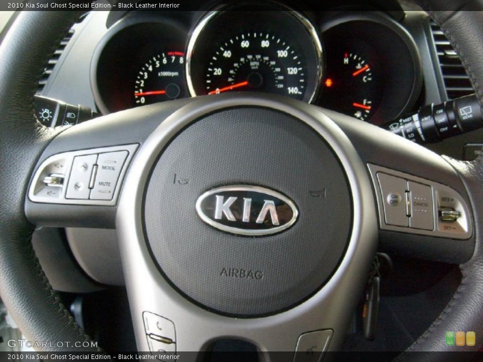 Black Leather Interior Gauges for the 2010 Kia Soul Ghost Special Edition #45435522