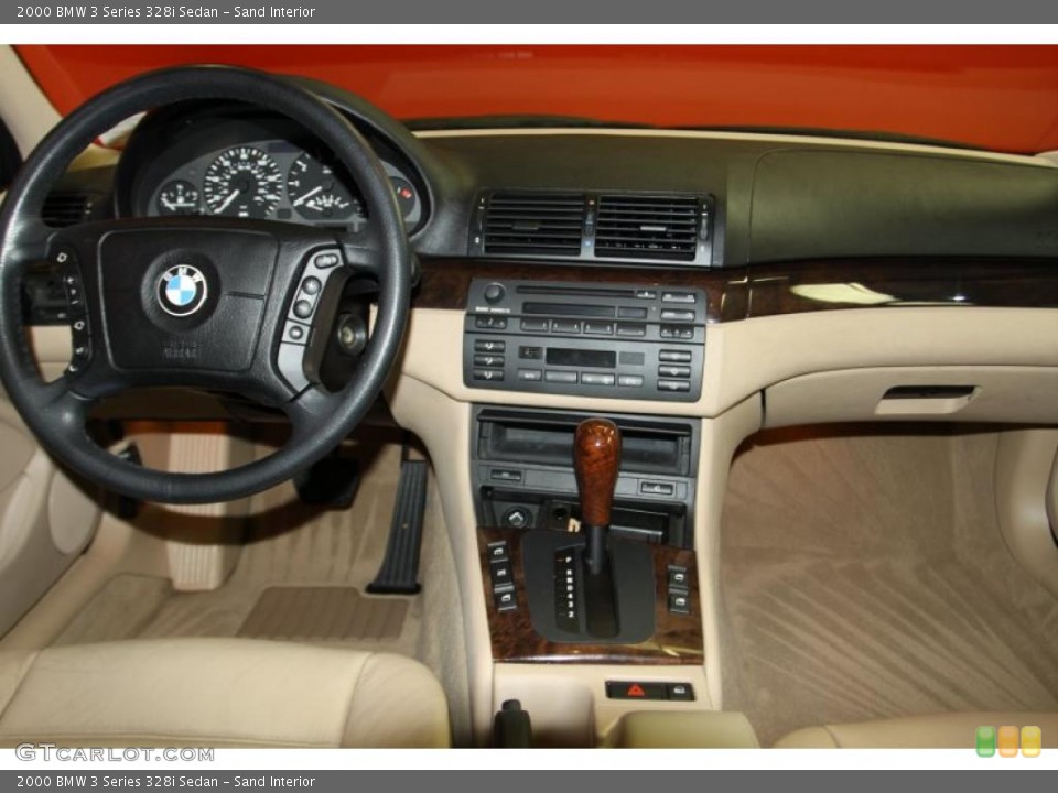 Sand Interior Dashboard for the 2000 BMW 3 Series 328i Sedan #45435882