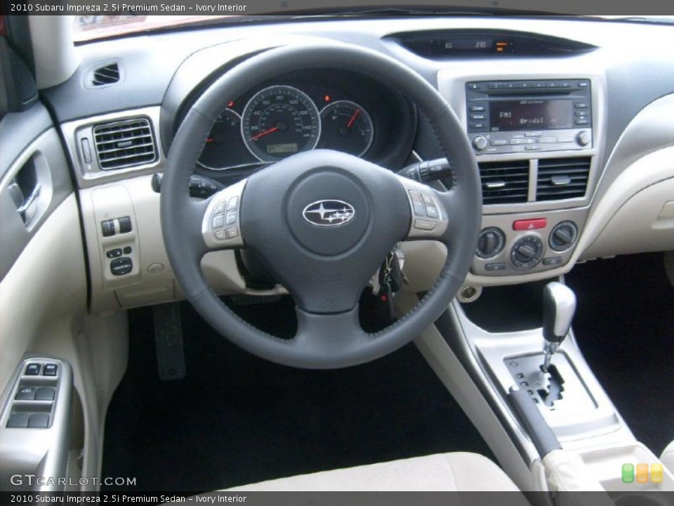 Ivory Interior Photo for the 2010 Subaru Impreza 2.5i Premium Sedan #45436201