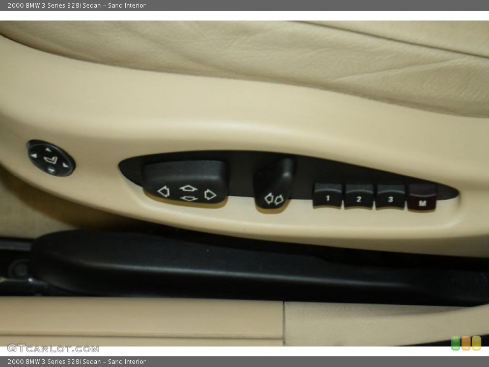 Sand Interior Controls for the 2000 BMW 3 Series 328i Sedan #45436313