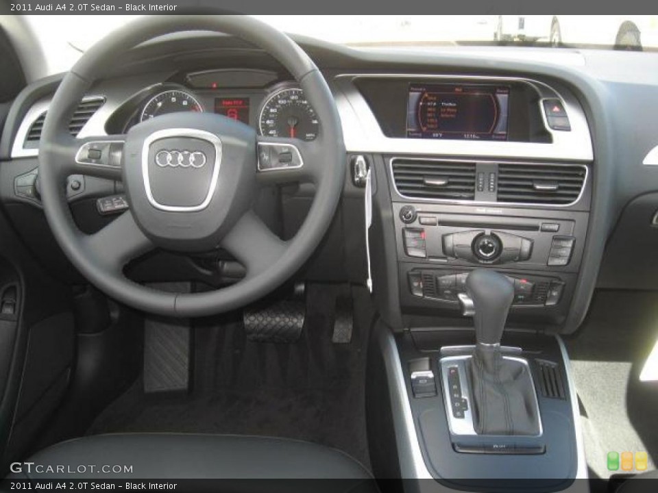 Black Interior Dashboard for the 2011 Audi A4 2.0T Sedan #45436329