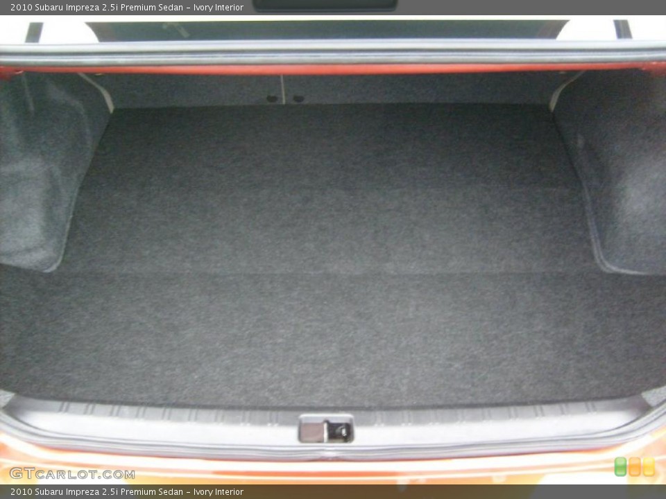 Ivory Interior Trunk for the 2010 Subaru Impreza 2.5i Premium Sedan #45436357