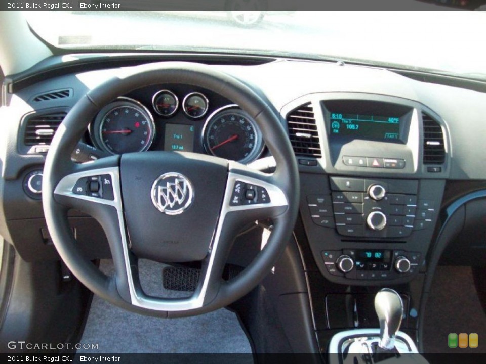 Ebony Interior Dashboard for the 2011 Buick Regal CXL #45436611
