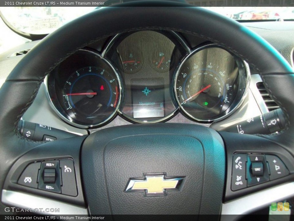 Medium Titanium Interior Controls for the 2011 Chevrolet Cruze LT/RS #45437971