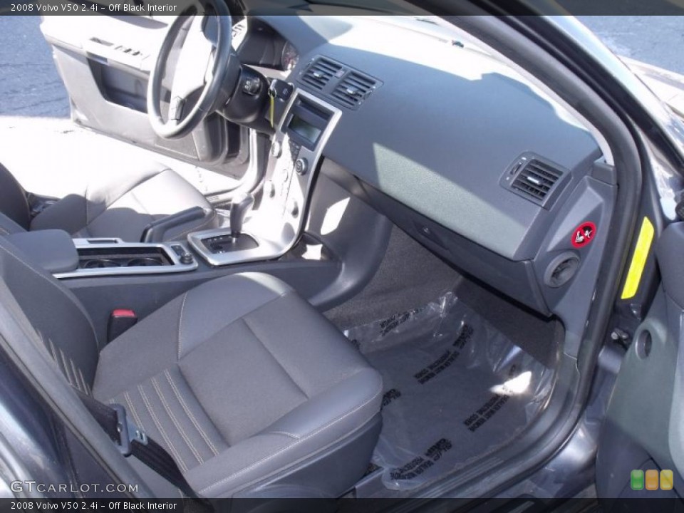 Off Black Interior Photo for the 2008 Volvo V50 2.4i #45438355