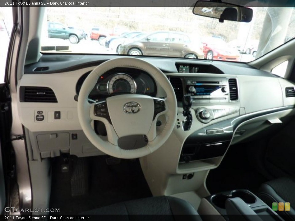 Dark Charcoal Interior Dashboard for the 2011 Toyota Sienna SE #45439452