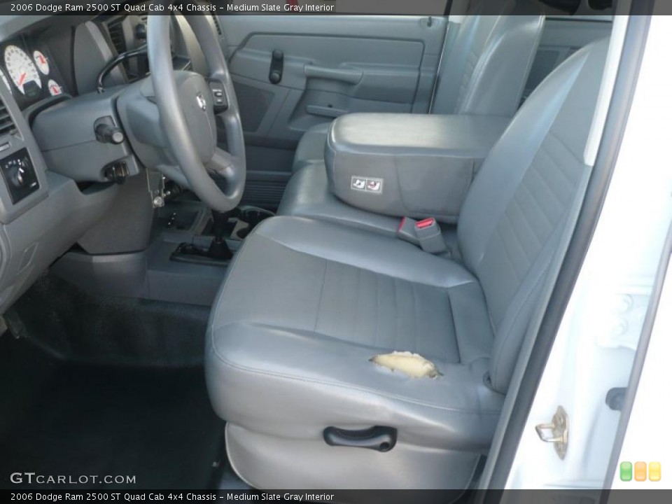 Medium Slate Gray Interior Photo for the 2006 Dodge Ram 2500 ST Quad Cab 4x4 Chassis #45442214