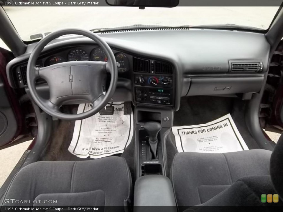 Dark Gray Interior Dashboard for the 1995 Oldsmobile Achieva S Coupe #45445819