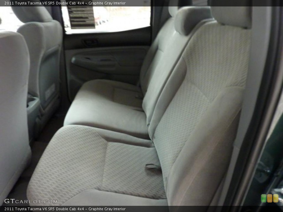 Graphite Gray Interior Photo for the 2011 Toyota Tacoma V6 SR5 Double Cab 4x4 #45447103