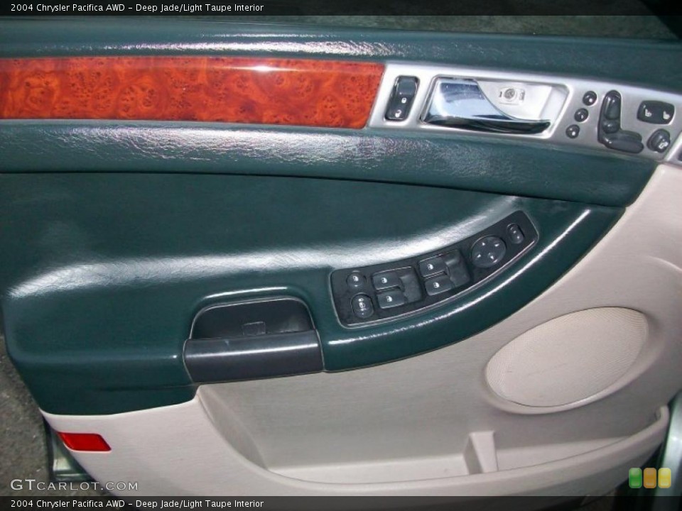 Deep Jade/Light Taupe Interior Door Panel for the 2004 Chrysler Pacifica AWD #45447471