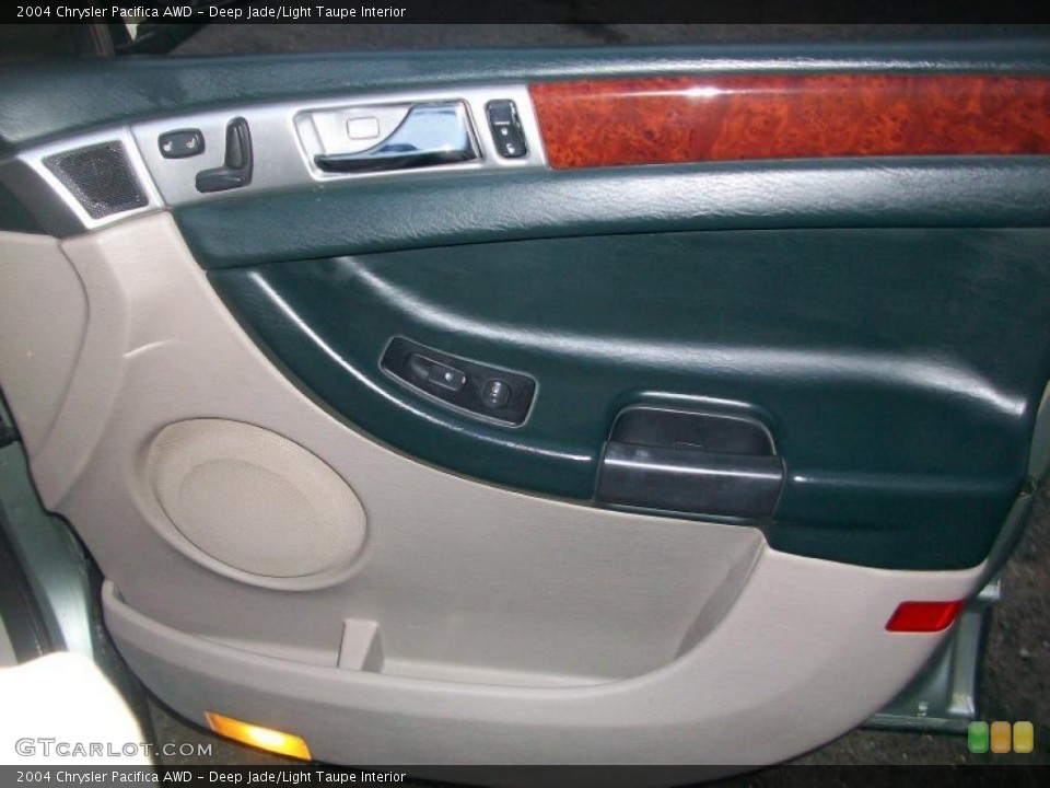 Deep Jade/Light Taupe Interior Door Panel for the 2004 Chrysler Pacifica AWD #45447479