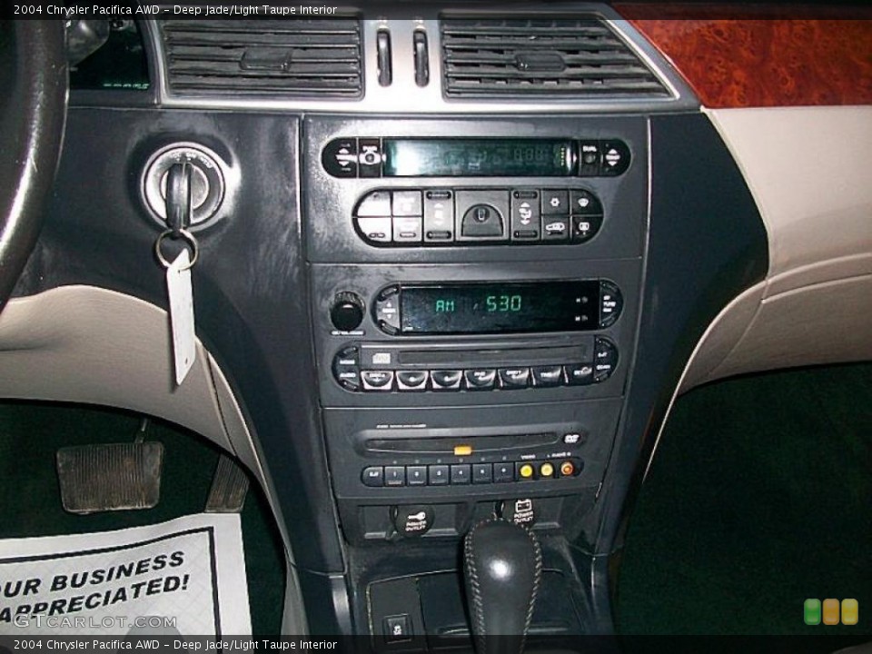 Deep Jade/Light Taupe Interior Controls for the 2004 Chrysler Pacifica AWD #45447491