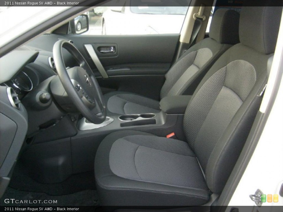 Black Interior Photo for the 2011 Nissan Rogue SV AWD #45451856