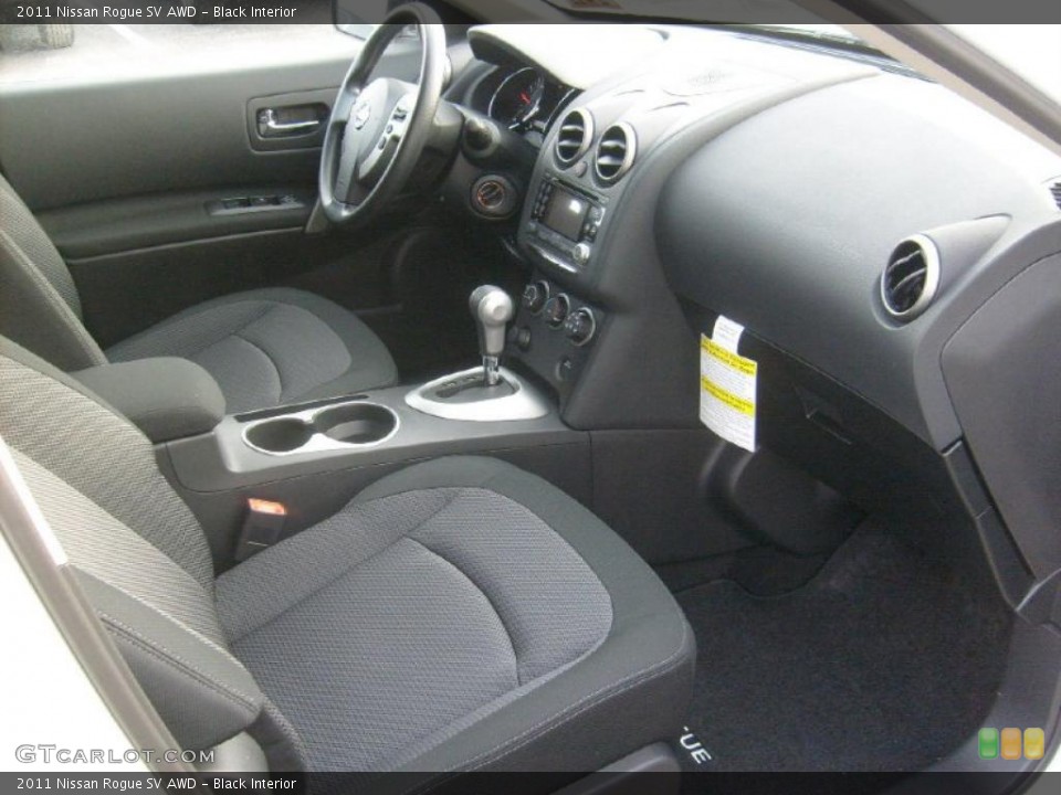 Black Interior Photo for the 2011 Nissan Rogue SV AWD #45451888