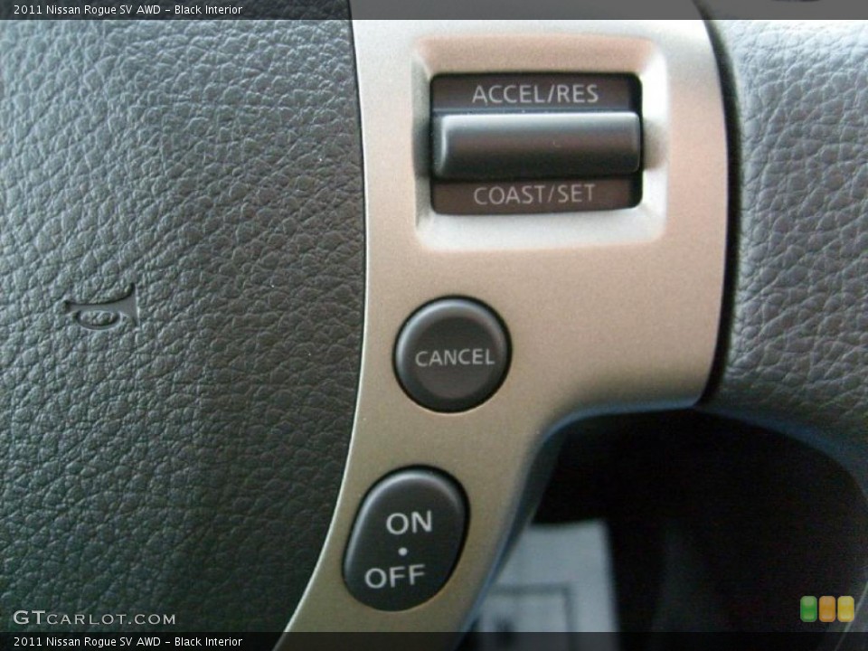 Black Interior Controls for the 2011 Nissan Rogue SV AWD #45452000