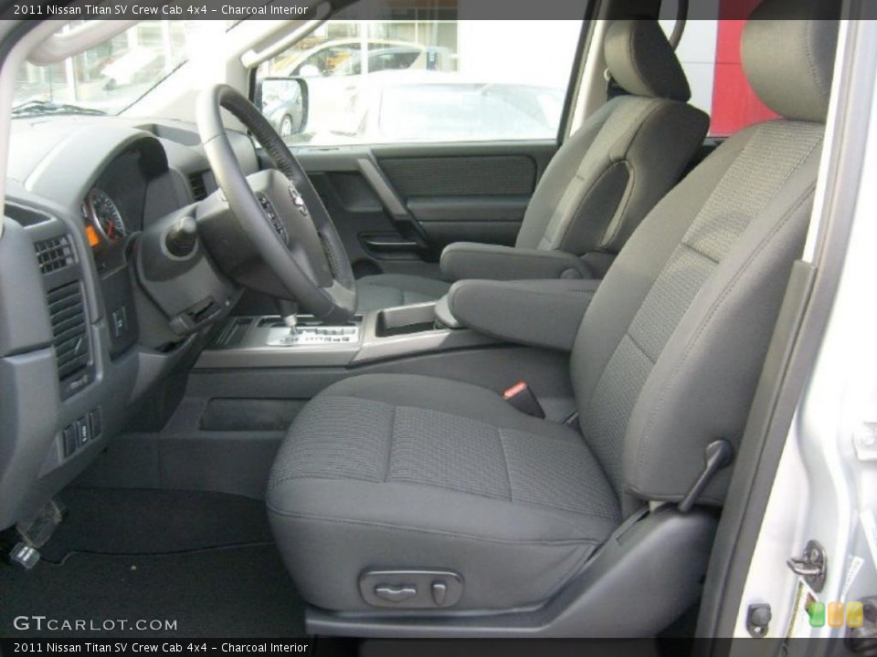 Charcoal Interior Photo for the 2011 Nissan Titan SV Crew Cab 4x4 #45452044