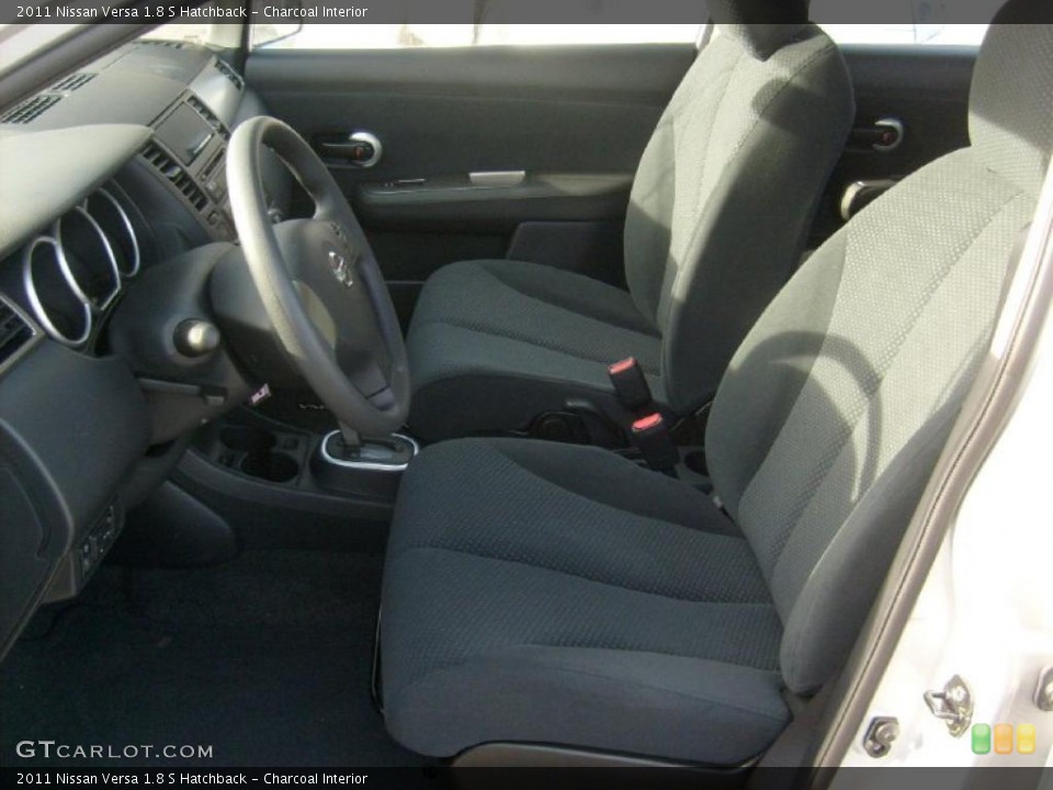 Charcoal Interior Photo for the 2011 Nissan Versa 1.8 S Hatchback #45453464