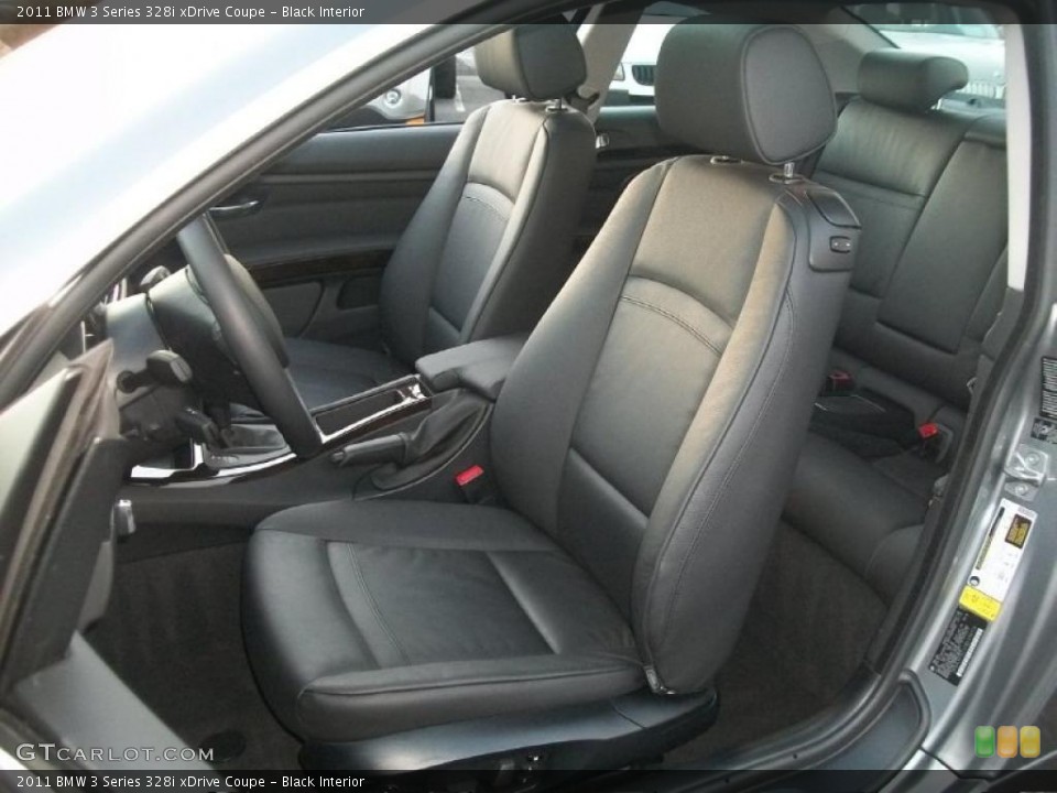 Black Interior Photo for the 2011 BMW 3 Series 328i xDrive Coupe #45455448