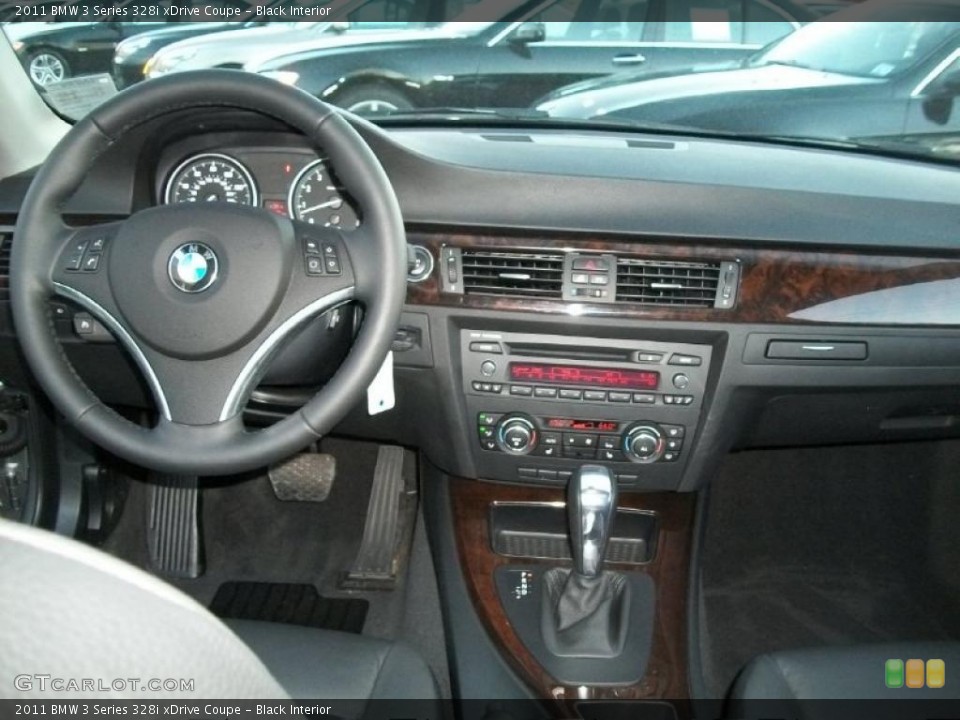 Black Interior Dashboard for the 2011 BMW 3 Series 328i xDrive Coupe #45455460
