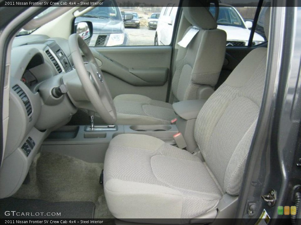 Steel Interior Photo for the 2011 Nissan Frontier SV Crew Cab 4x4 #45455724