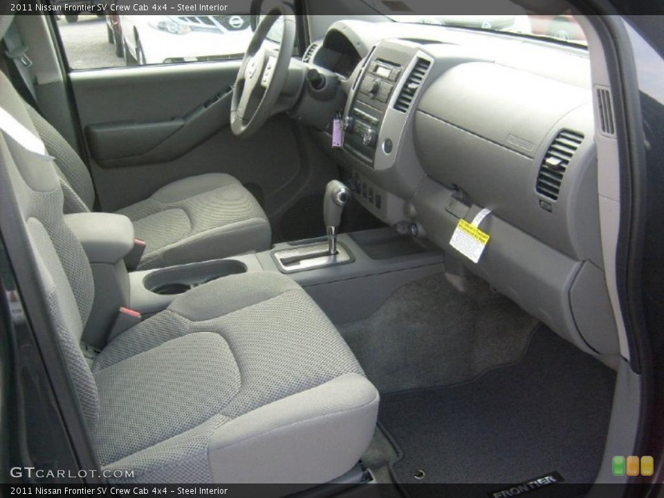 Steel Interior Photo for the 2011 Nissan Frontier SV Crew Cab 4x4 #45455760