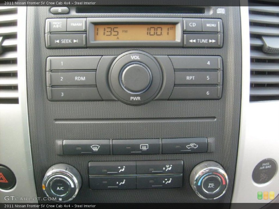 Steel Interior Controls for the 2011 Nissan Frontier SV Crew Cab 4x4 #45455920