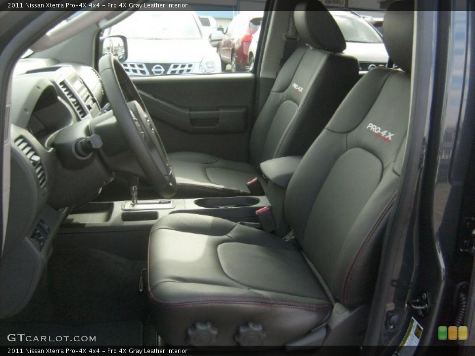 Pro 4X Gray Leather Interior Photo for the 2011 Nissan Xterra Pro-4X 4x4 #45455968