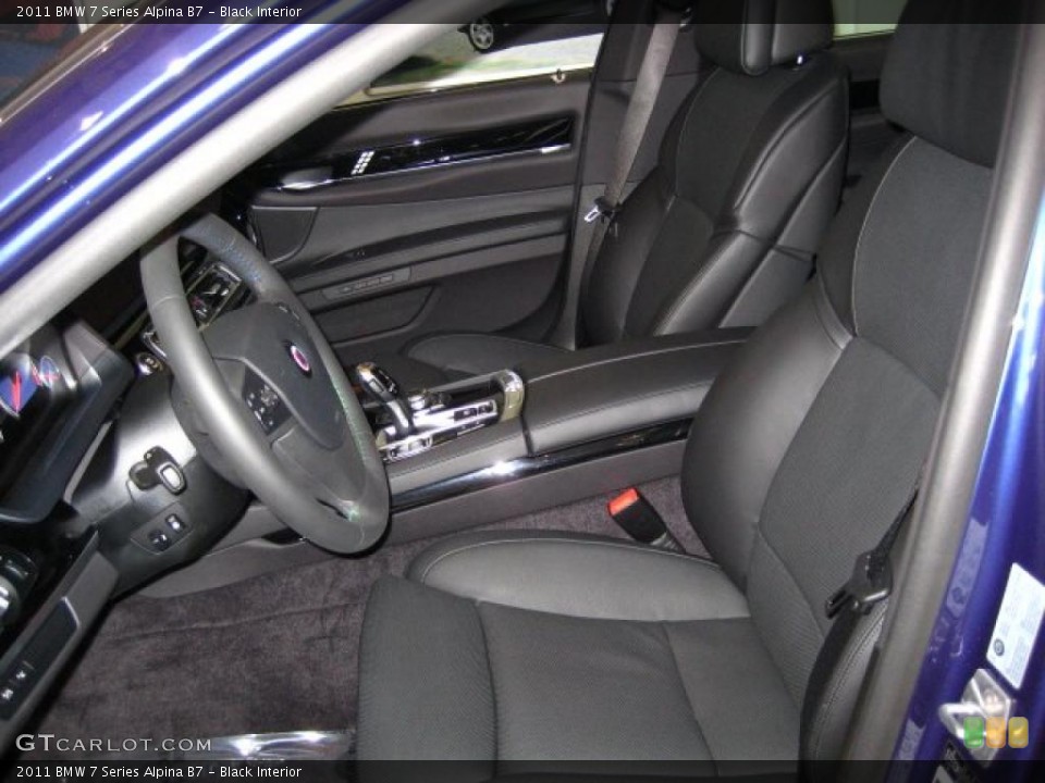 Black Interior Photo for the 2011 BMW 7 Series Alpina B7 #45456584