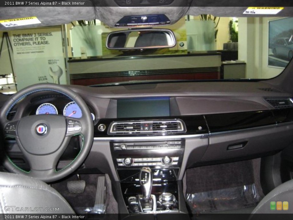 Black Interior Dashboard for the 2011 BMW 7 Series Alpina B7 #45456624