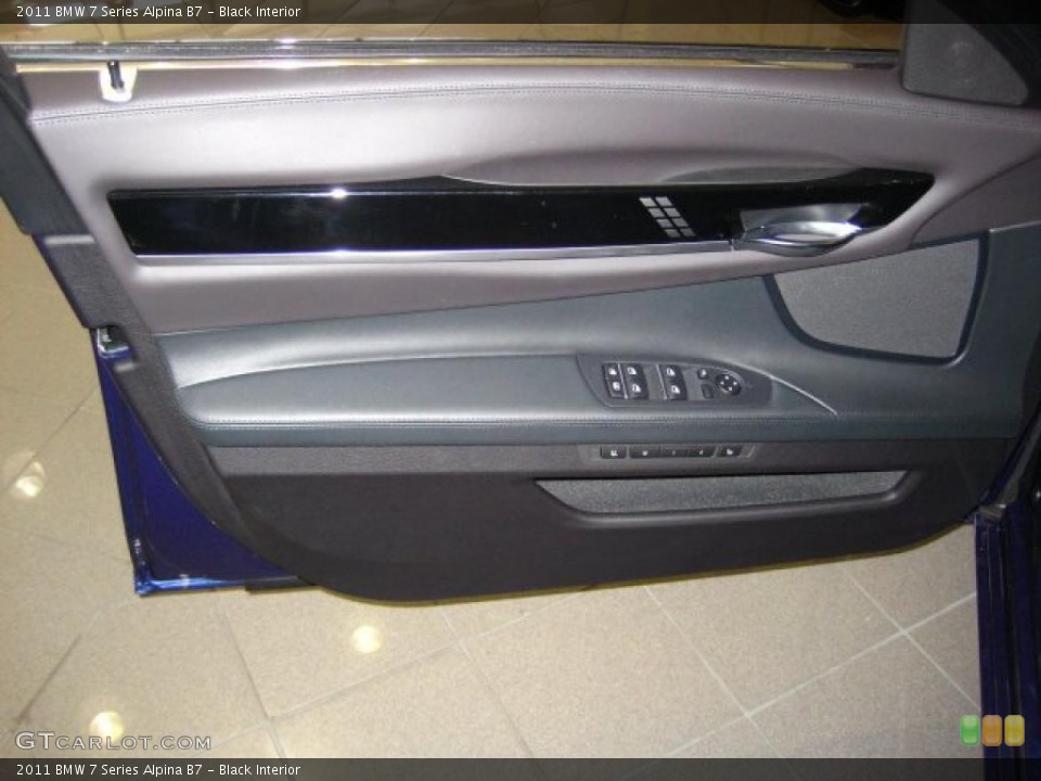 Black Interior Door Panel for the 2011 BMW 7 Series Alpina B7 #45456632