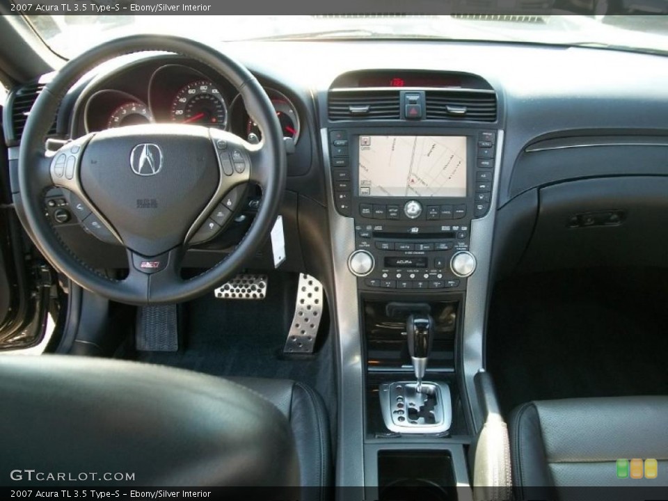 Ebony/Silver Interior Dashboard for the 2007 Acura TL 3.5 Type-S #45459285