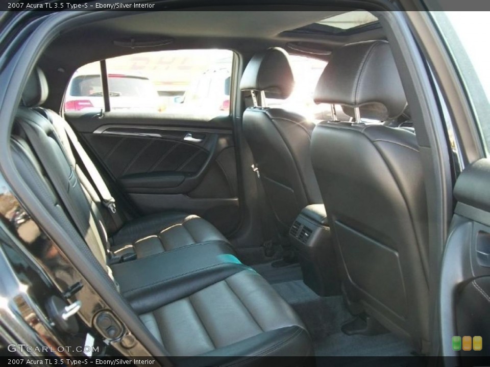 Ebony/Silver Interior Photo for the 2007 Acura TL 3.5 Type-S #45459381