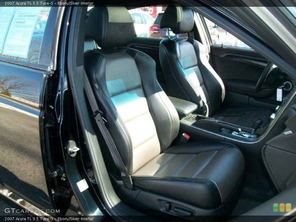 Ebony/Silver Interior Photo for the 2007 Acura TL 3.5 Type-S #45459421