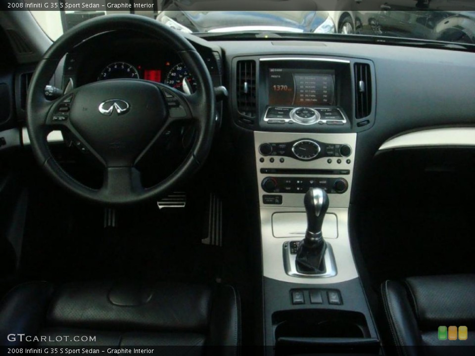Graphite Interior Photo for the 2008 Infiniti G 35 S Sport Sedan #45459597