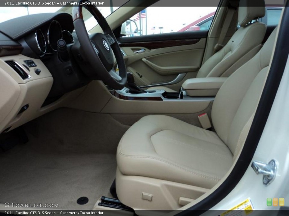 Cashmere/Cocoa Interior Photo for the 2011 Cadillac CTS 3.6 Sedan #45461064