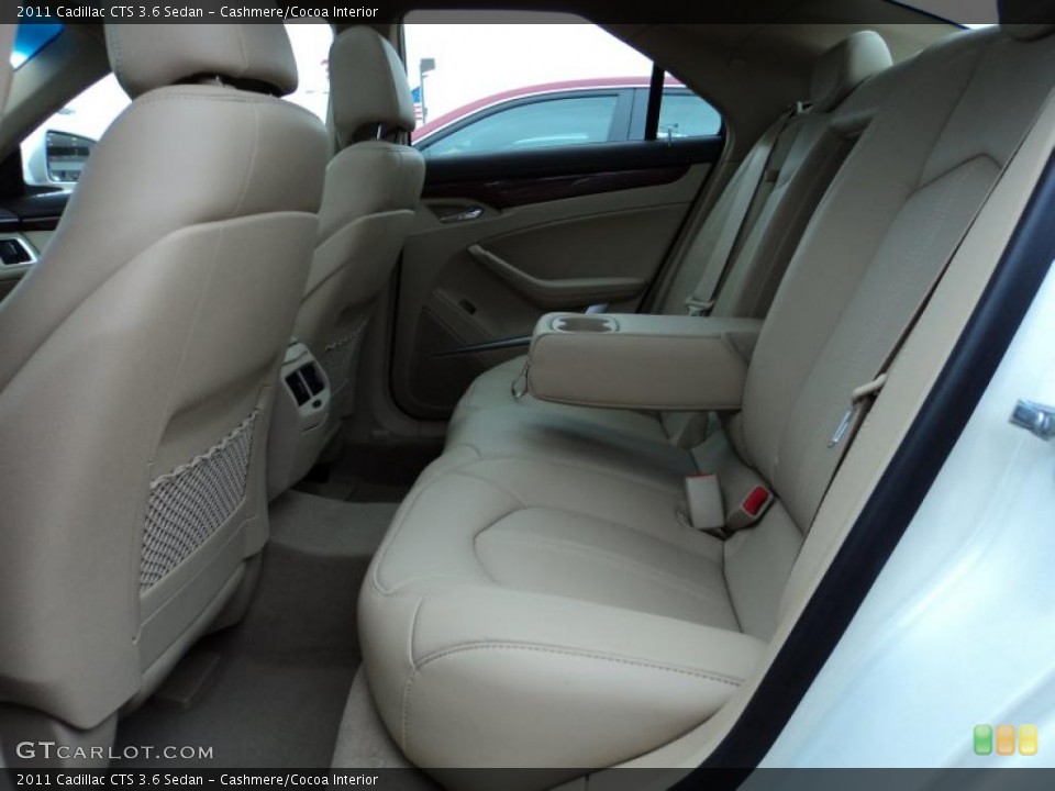 Cashmere/Cocoa Interior Photo for the 2011 Cadillac CTS 3.6 Sedan #45461081