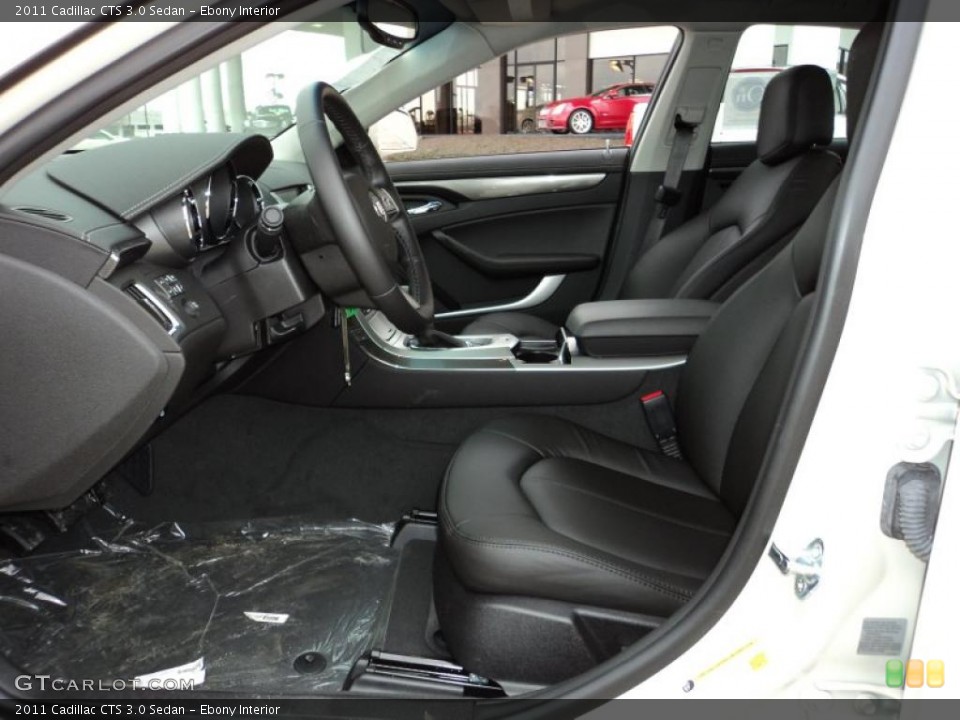 Ebony Interior Photo for the 2011 Cadillac CTS 3.0 Sedan #45461238