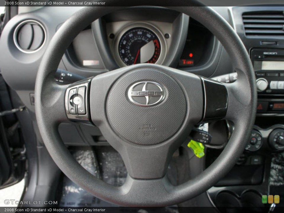 Charcoal Gray Interior Steering Wheel for the 2008 Scion xD  #45461394