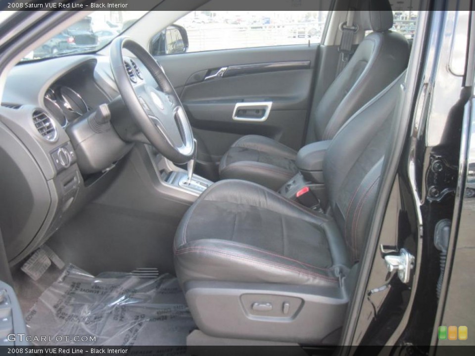 Black Interior Photo for the 2008 Saturn VUE Red Line #45462042