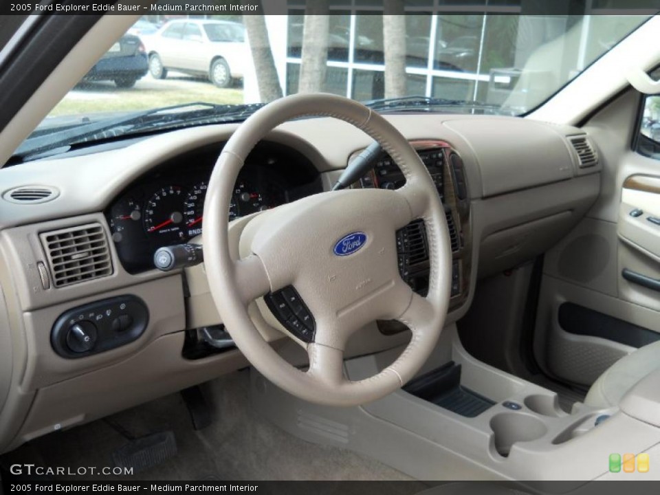 Medium Parchment Interior Dashboard for the 2005 Ford Explorer Eddie Bauer #45463010