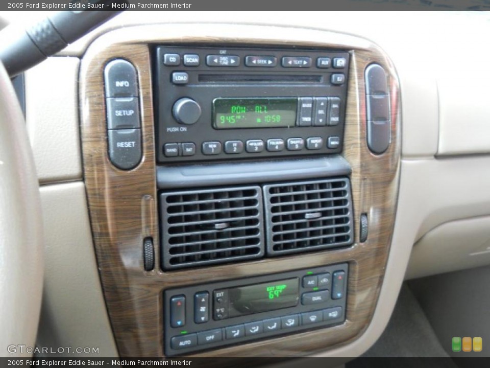 Medium Parchment Interior Controls for the 2005 Ford Explorer Eddie Bauer #45463042