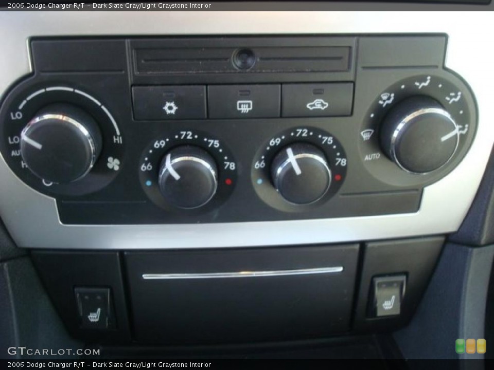 Dark Slate Gray/Light Graystone Interior Controls for the 2006 Dodge Charger R/T #45463614