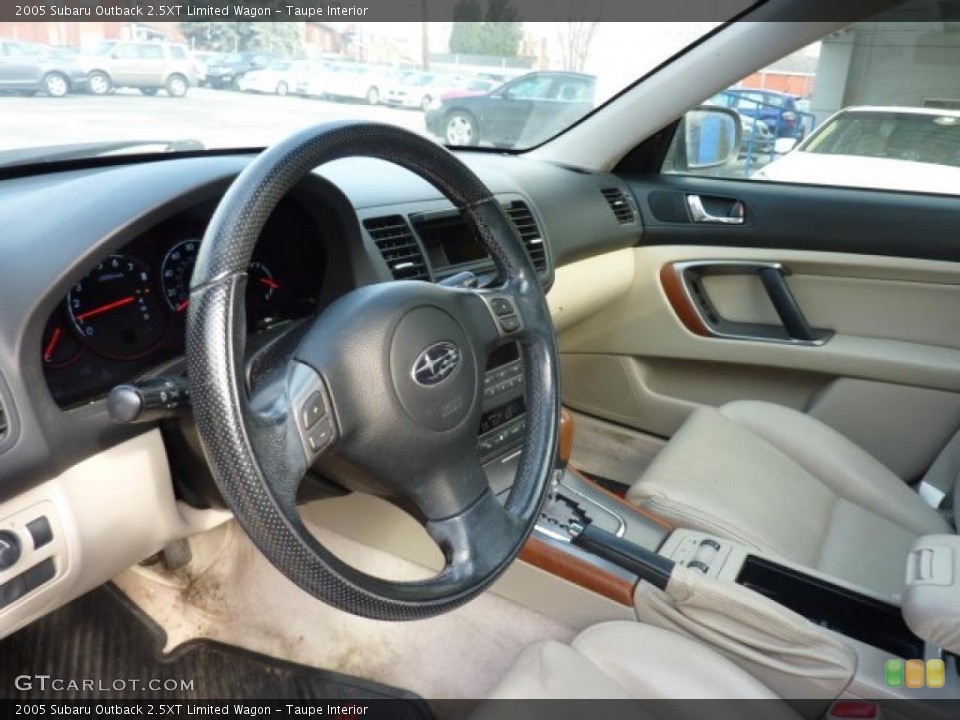 Taupe Interior Photo for the 2005 Subaru Outback 2.5XT Limited Wagon #45463938