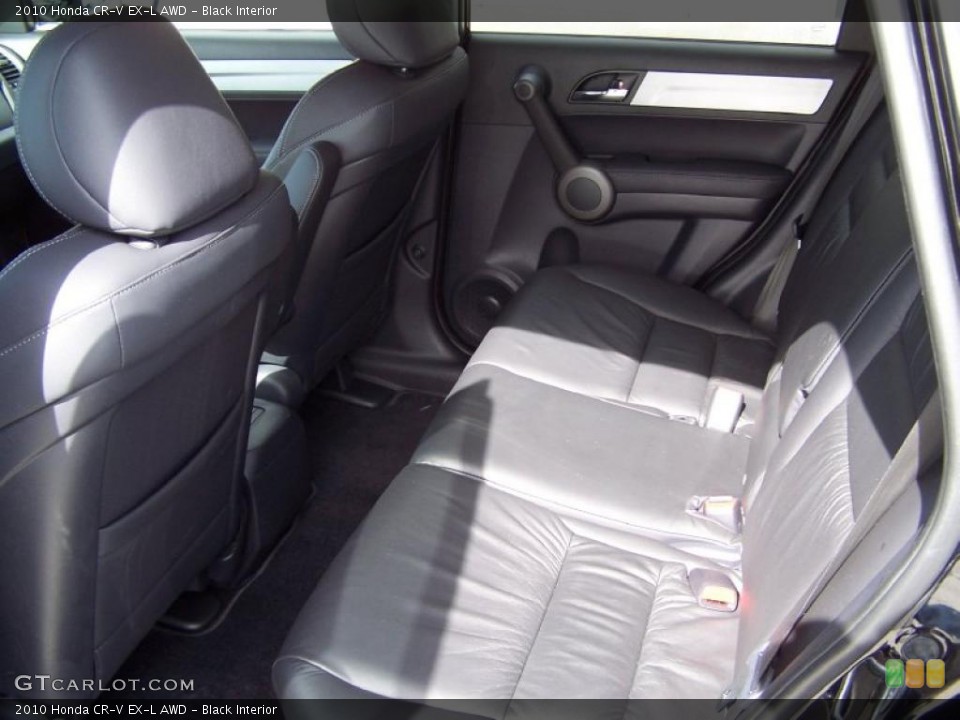 Black Interior Photo for the 2010 Honda CR-V EX-L AWD #45466430