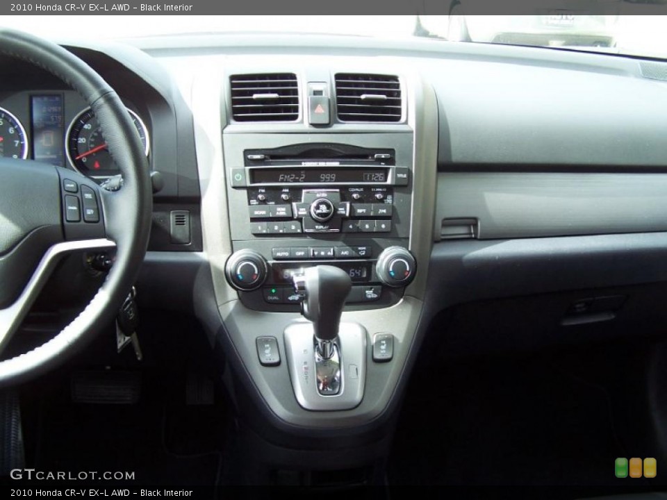 Black Interior Controls for the 2010 Honda CR-V EX-L AWD #45466438