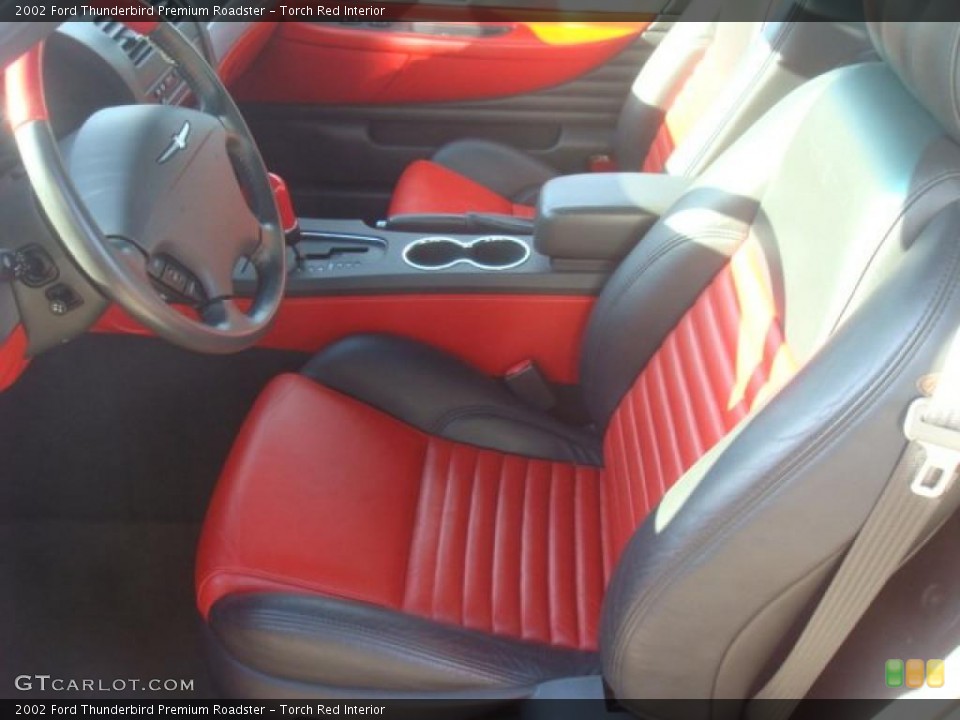 Torch Red Interior Photo for the 2002 Ford Thunderbird Premium Roadster #45466466